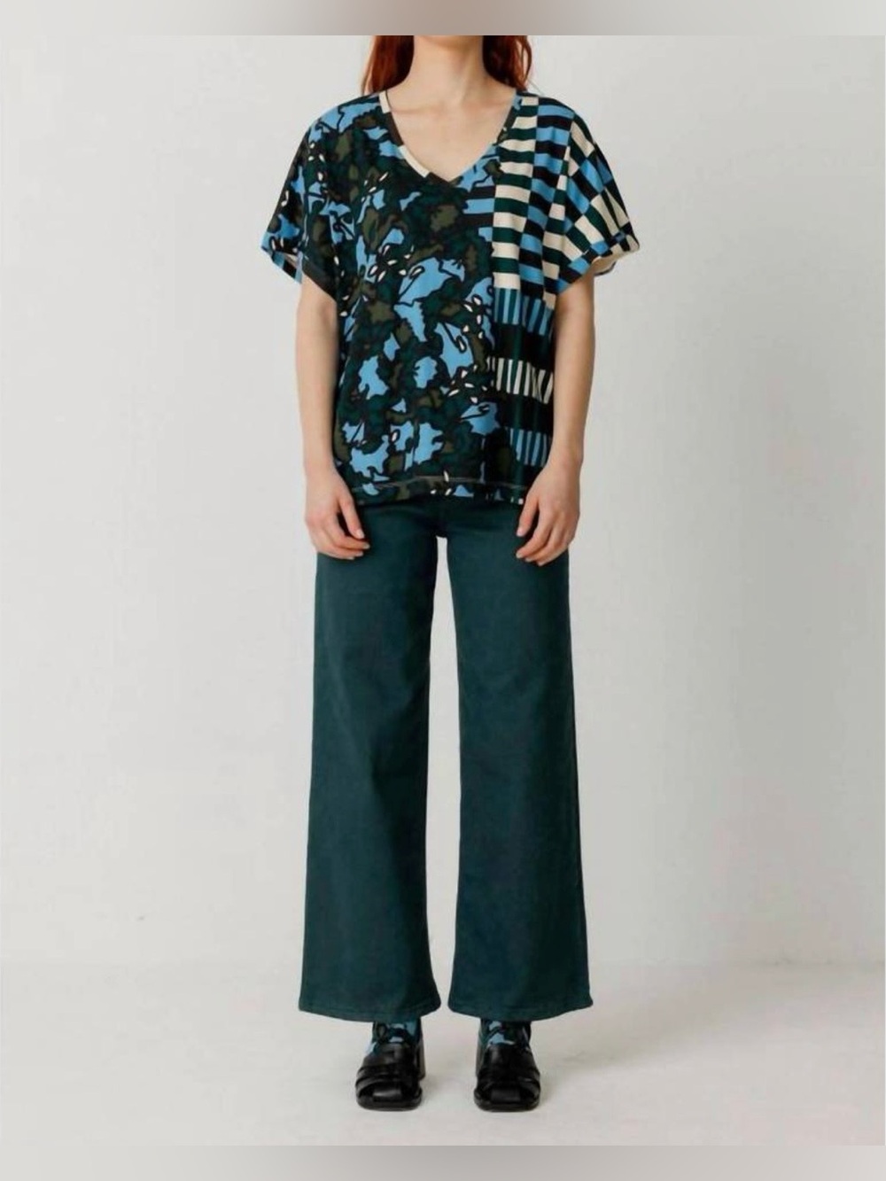 SKFK Skunkfunk Iratxe Graphic Shirt Organic Cotton Medium